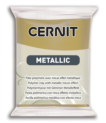 Cernit Metallic Polymer Clay | 055 Antique gold 56g