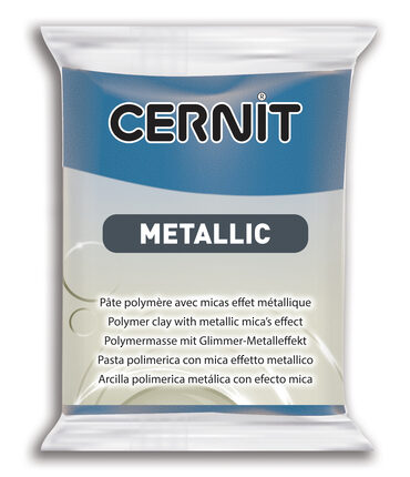 Cernit Metallic Polymer Clay | 200 Blue 56g