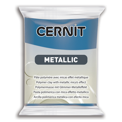 Cernit Metallic Polymer Clay | 200 Blue 56g