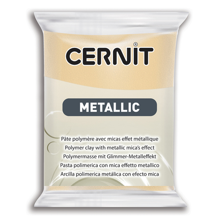 Cernit Metallic Polymer Clay | 045 Champagne 56g