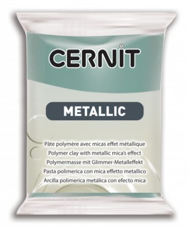 Cernit Metallic Polymer Clay | 054 Turquoise Gold 56g