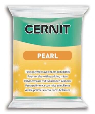Cernit Pearl Polymer Clay | 600 Green 56g