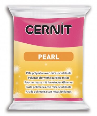 Cernit Pearl Polymer Clay | 460 Magenta 56g