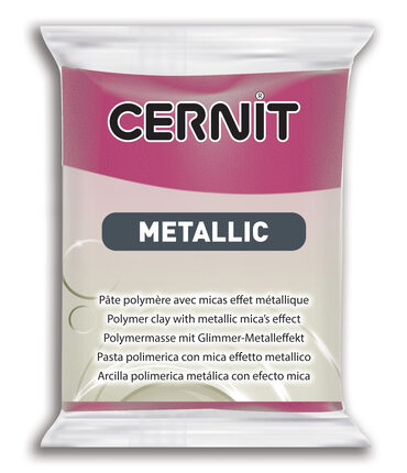 Cernit Metallic Polymer Clay | 460 Magenta 56g