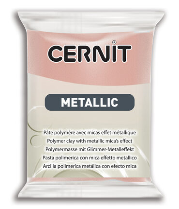 Cernit Metallic Polymer Clay | 052 Rose gold 56g