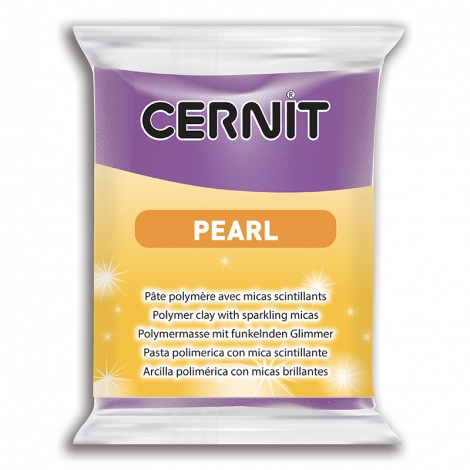 Cernit Pearl Polymer Clay | 900 Violet 56g