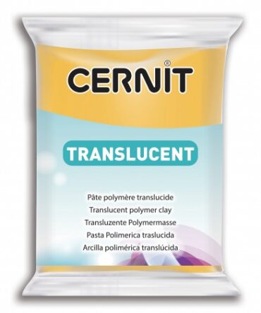 Cernit Translucent Polymer Clay | 721 Amber 56g