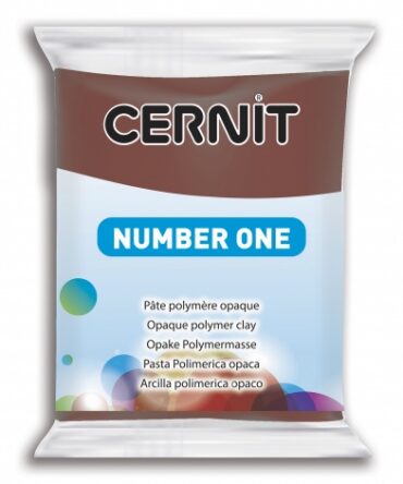 Cernit Number One Polymer Clay | 800 Brown 56g