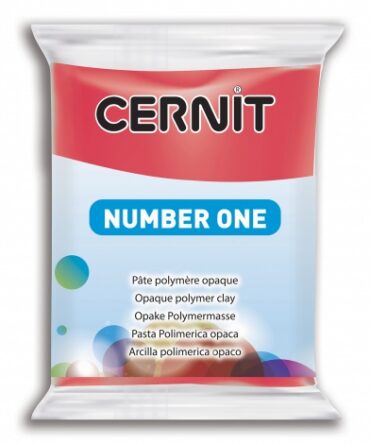 Cernit Number One Polymer Clay | 420 Carmine red 56g