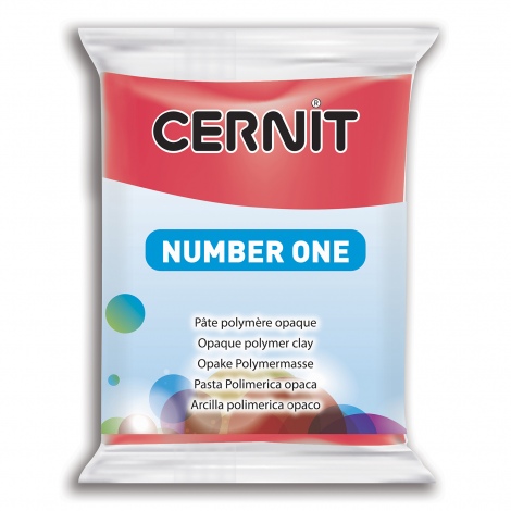 Cernit Number One Polymer Clay | 420 Carmine red 56g
