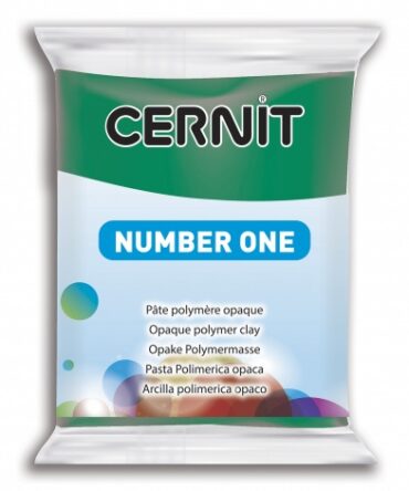 Cernit Number One Polymer Clay | 620 Emerald green 56g