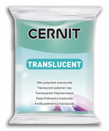 Cernit Translucent Polymer Clay | 620 Emerald green 56g