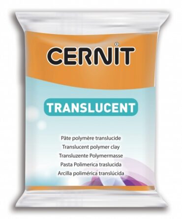 Cernit Translucent Polymer Clay | 752 Orange 56g