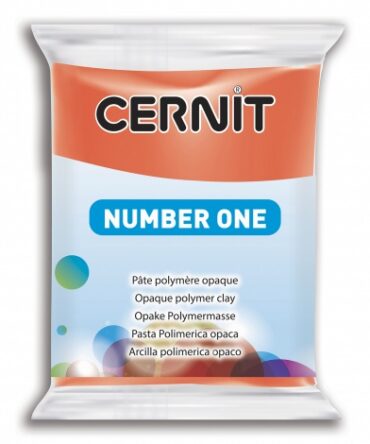 Cernit Number One Polymer Clay | 428 Poppy red 56g