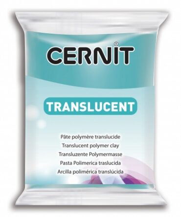 Cernit Translucent Polymer Clay | 280 Turquoise blue 56g