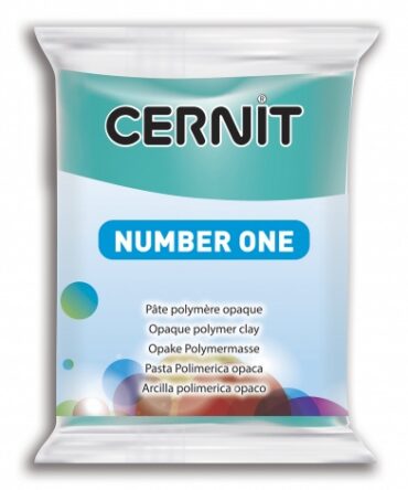 Cernit Number One Polymer Clay | 676 Turquoise green 56g