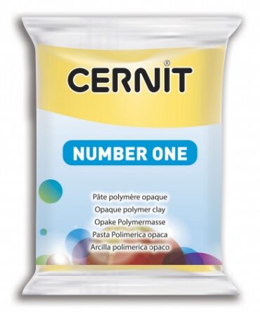 Cernit Number One Polymer Clay | 700 Yellow 56g