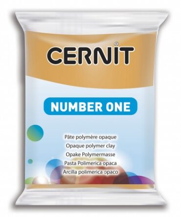 Cernit Number One Polymer Clay | 746 Yellow ochre 56g