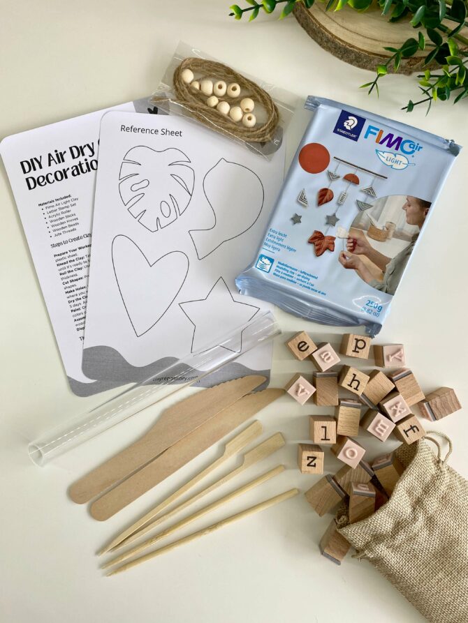 DIY Terracotta Decoration Kit | Air Dry Clay - Image 3