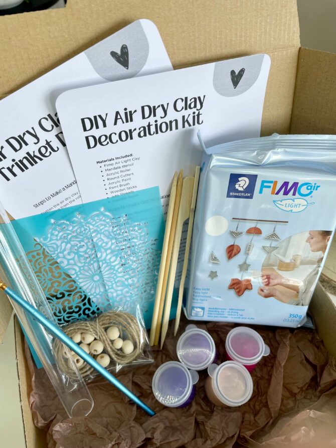 DIY Mandala Decoration Kit | Air Dry Clay - Image 5