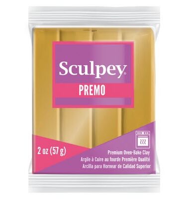 Sculpey Premo Accents Polymer Clay | 5055 18K Gold 57g