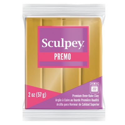 Sculpey Premo Accents Polymer Clay | 5055 18K Gold 57g
