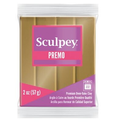 Sculpey Premo Accents Polymer Clay | 5517 Antique Gold 57g