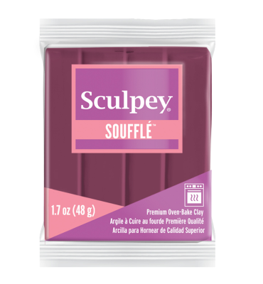 Sculpey Soufflé Polymer Clay | 6028 Cabernet 48g