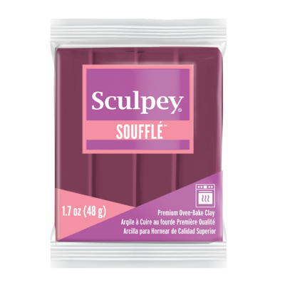 Sculpey Soufflé Polymer Clay | 6028 Cabernet 48g