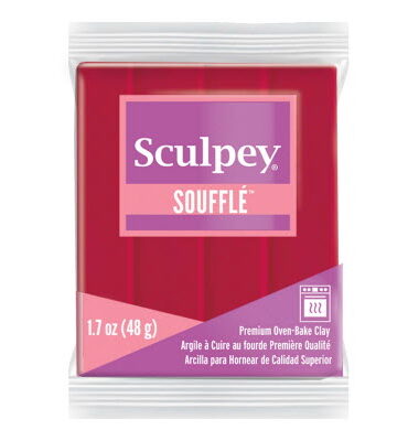 Sculpey Soufflé Polymer Clay | 6083 Cherry Pie 48g