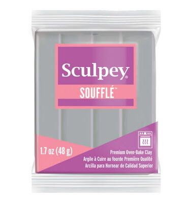 Sculpey Soufflé Polymer Clay | 6645 Concrete 48g
