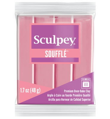 Sculpey Soufflé Polymer Clay | 6014 French Pink 48g