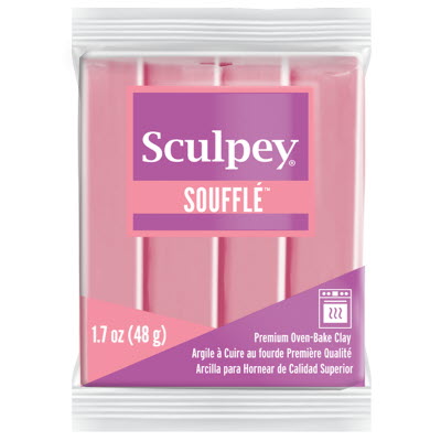 Sculpey Soufflé Polymer Clay | 6014 French Pink 48g
