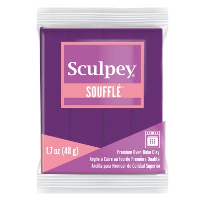 Sculpey Soufflé Polymer Clay | 6002 Grape 48g