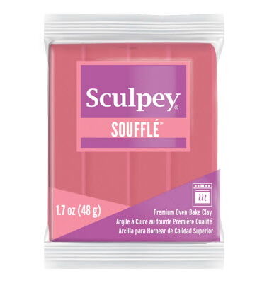 Sculpey Soufflé Polymer Clay | 6653 Guava 48g