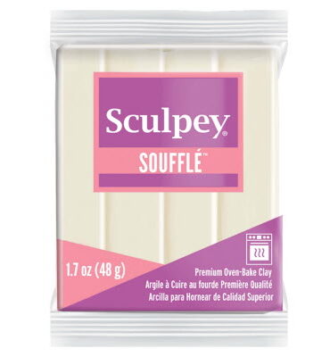 Sculpey Soufflé Polymer Clay | 6647 Ivory 48g