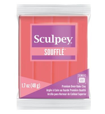 Sculpey Soufflé Polymer Clay | 6009 Mandarin 48g