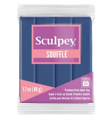 Sculpey Soufflé Polymer Clay | 6011 Midnight Blue 48g