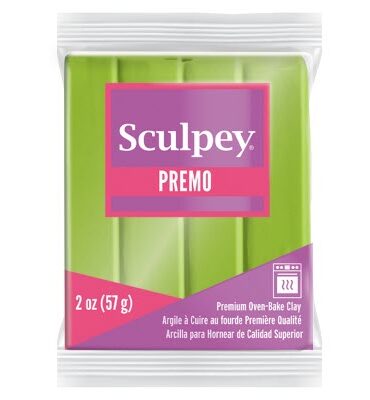 Sculpey Premo Accents Polymer Clay | 5035 Bright Green Pearl 57g
