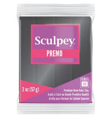 Sculpey Premo Accents Polymer Clay | 5120 Graphite Pearl 57g