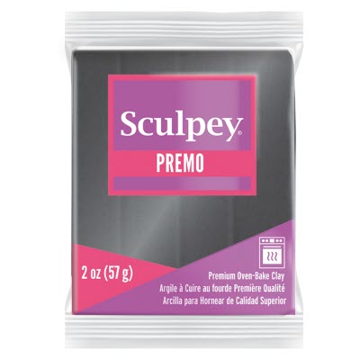 Sculpey Premo Accents Polymer Clay | 5120 Graphite Pearl 57g