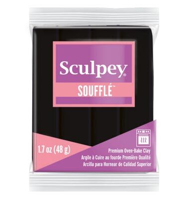Sculpey Soufflé Polymer Clay | 6042 Poppy Seed 48g