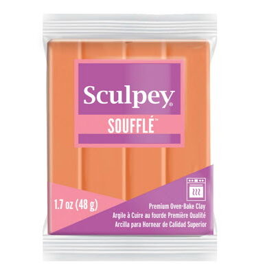 Sculpey Soufflé Polymer Clay | 6033 Pumpkin 48g