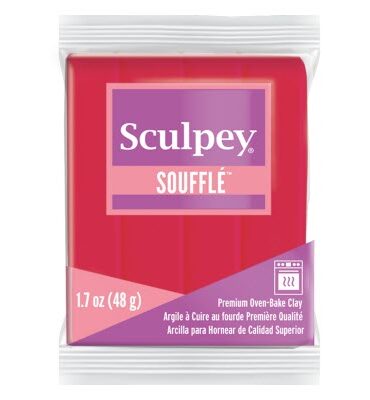 Sculpey Soufflé Polymer Clay | 6004 Raspberry 48g