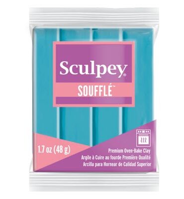 Sculpey Soufflé Polymer Clay | 6652 Robin's Egg 48g