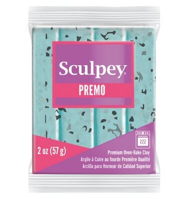 Sculpey Premo Accents Polymer Clay | 5036 Turquoise Granite 57g