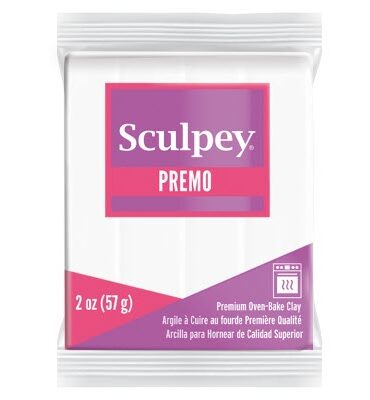 Sculpey Premo Polymer Clay | 5001 White 57g