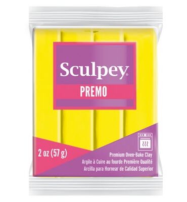 Sculpey Premo Polymer Clay | 5072 Zinc Yellow 57g