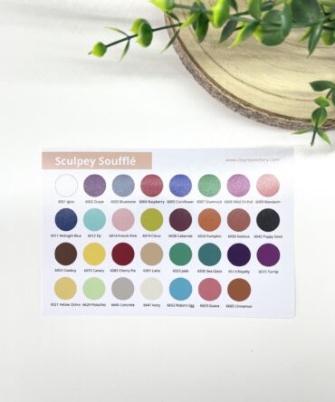 Sculpey Soufflé Color Chart