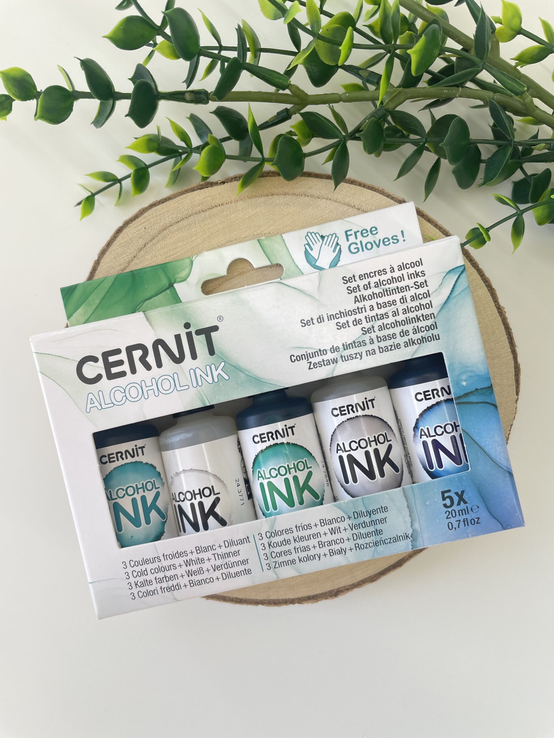 Alcohol Ink Cold Colors